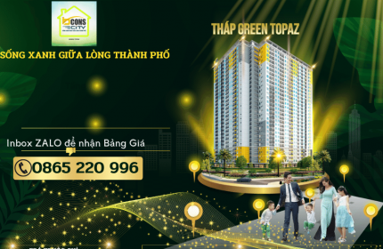 Chỉ với 350tr sở hữu ngay căn hộ cao cấp tại làng ĐHQG Bcons City - Green Topaz